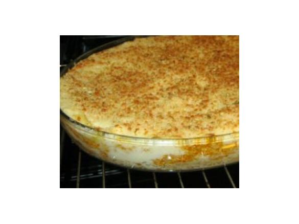 Lasanha de frango com farinheira