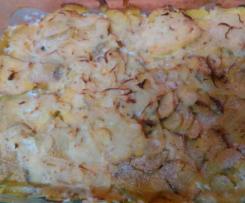 EMPADÃO DE BATATA-DOCE E BACALHAU