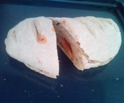 Pão caseiro com chouriço