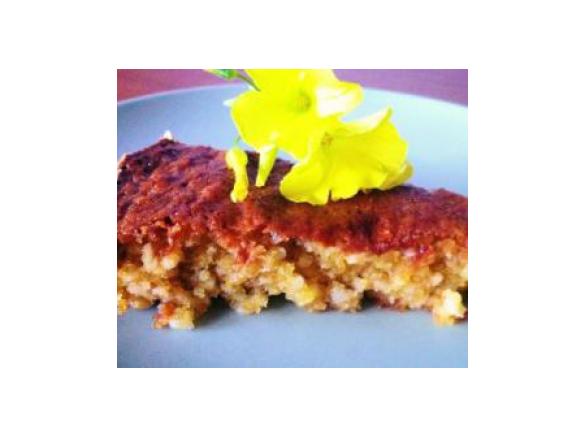 Tarte de abóbora cristalizada