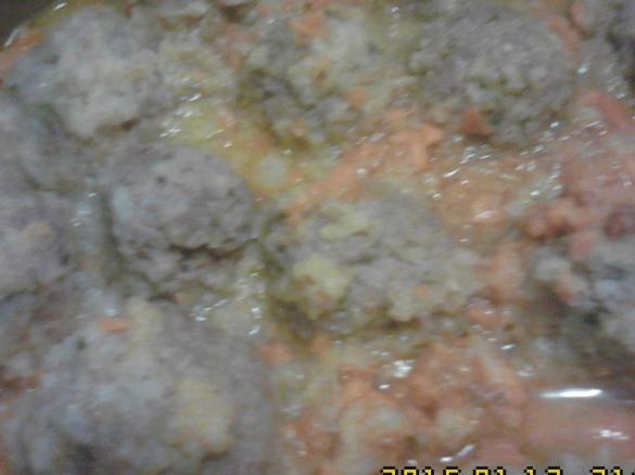 Almondegas com chapanhe