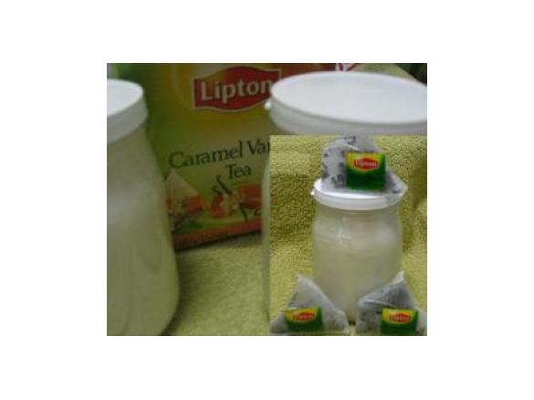 Iogurte Cha de Caramelo