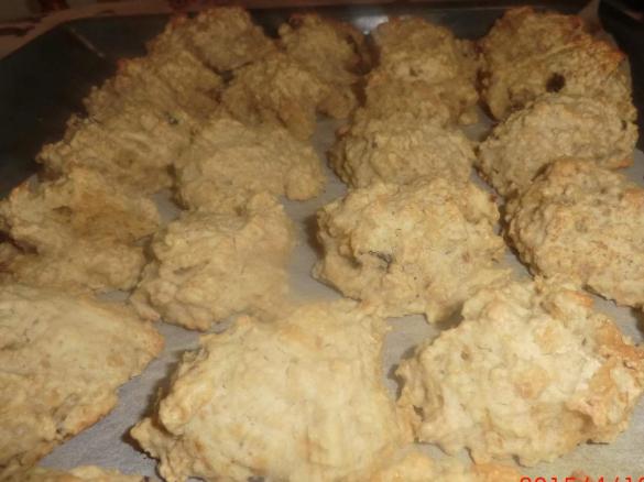 Bolinhos de corne FlaKes e passas