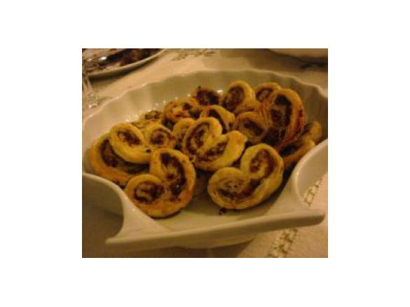 Palmiers de Cebola e Azeitonas