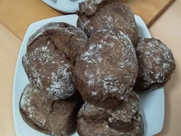 Pão com farinha de alfarroba