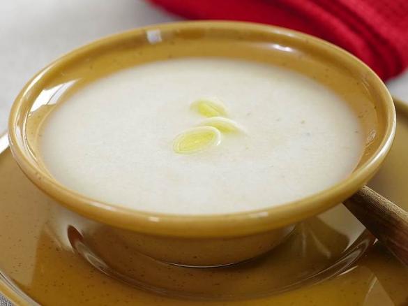 Sopa de alho francês