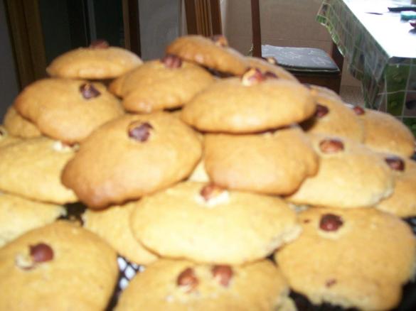 Biscoitos de avelã