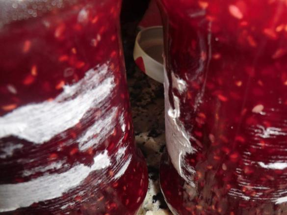 Doce de framboesa com sementes