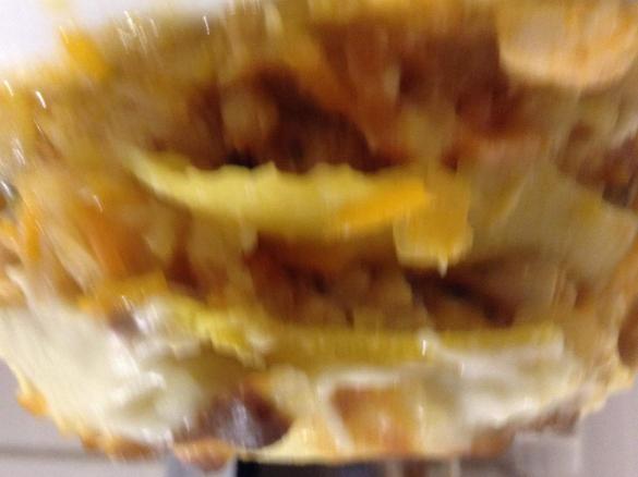 Lasanha de frango e legumes