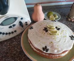 Bolo de Abóbora e Lima com creamcheese