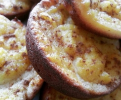 Queijadinhas (paleo) de coco e canela