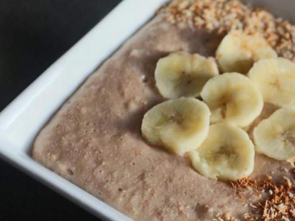 PAPAS DE AVEIA BANANA E CHOCOLATE 