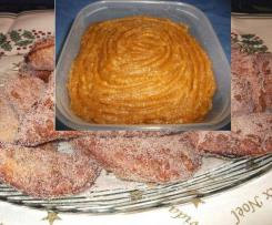 Recheio de Batata Doce, Âmendoa e Gila para as Azevias