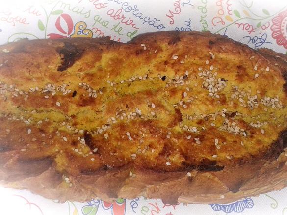 Pão de Abóbora com Sementes de Sésamo