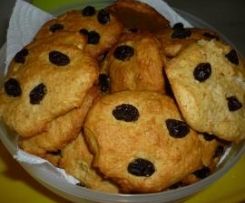 Biscoitos de Maçã e Passas