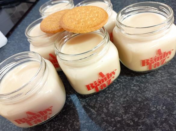 Cuajada de bolacha Maria