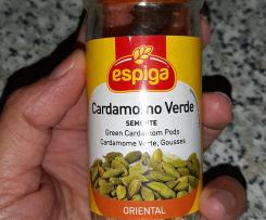 Gelado de cardamomo verde