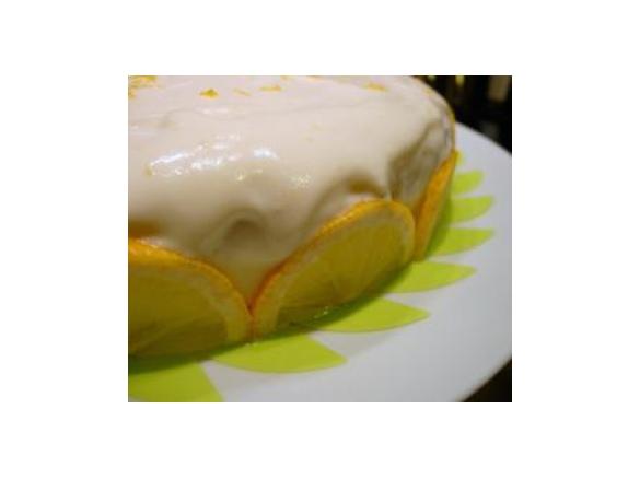 Bolo fresco de limão e iogurte