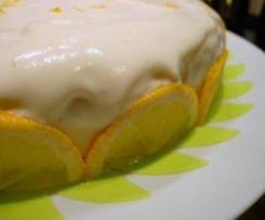 Bolo fresco de limão e iogurte