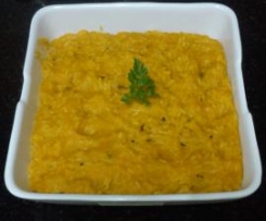 Arroz de bacalhau com polpa de tomate