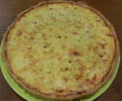 Quiche de Fiambre e Alho Francês