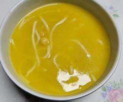 Sopa de grão e esparguete da minha mãe ????