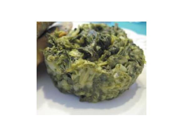 Acompanhamento com grelos salteados