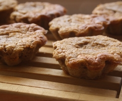 Queques maça e canela e noz (sem açúcar e sem farinha)