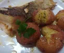 Bacalhau à Lagareiro com batata a murro