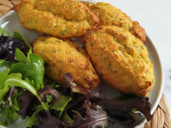 Pastéis de bacalhau saudáveis (no forno)