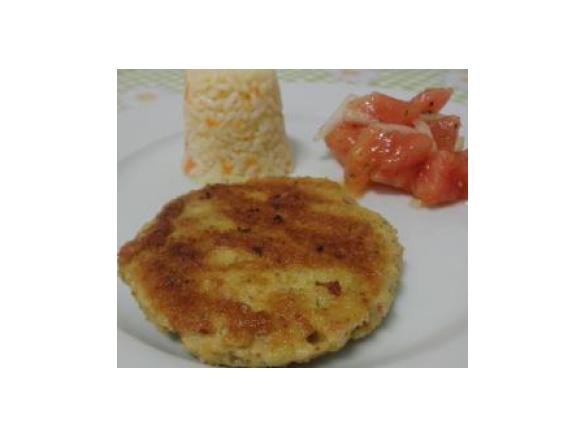 Hambúrguer de frango (revista Bimby nr 7)