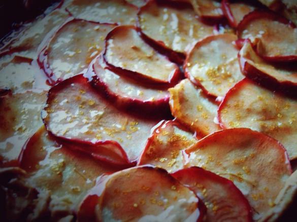 Galette Rustica de Maçã e Frangipane