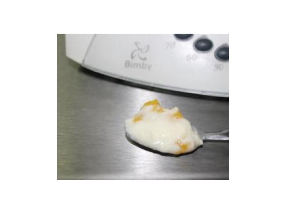 Iogurte de Pedaços de pêssego