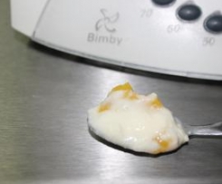 Iogurte de Pedaços de pêssego