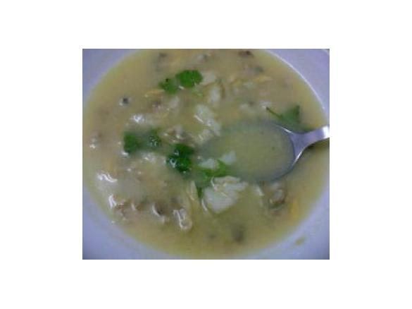 Sopa de Peixe e corgete