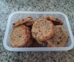 Bolachas de banana e coco