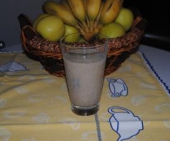 Batido de fruta com leite de soja