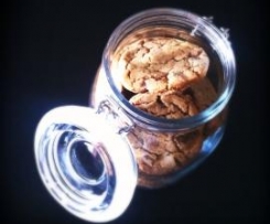 Bolachas de Manteiga de Amendoim com Pepitas de Chocolate