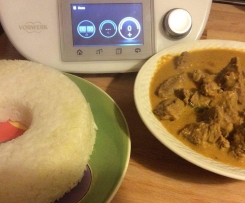 Cubinhos de Carne de Vaca com Arroz