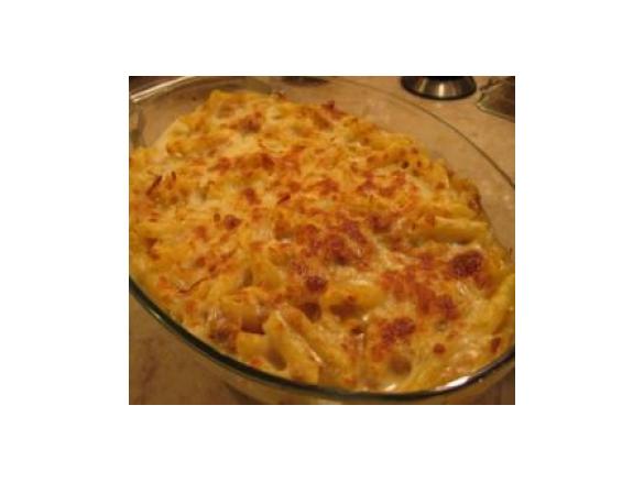 Macarrão Gratinado de Cogumelos