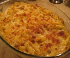 Macarrão Gratinado de Cogumelos