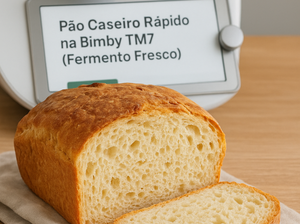 🍞 Pão Caseiro Rápido na Bimby