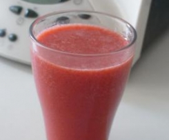 Smoothie morango, banana e laranja