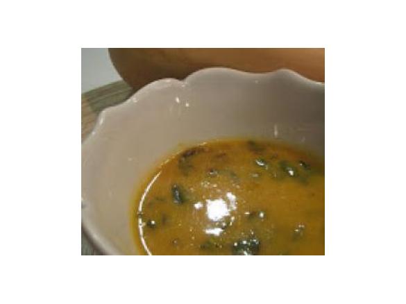 Sopa de abóbora assada com Beldroegas