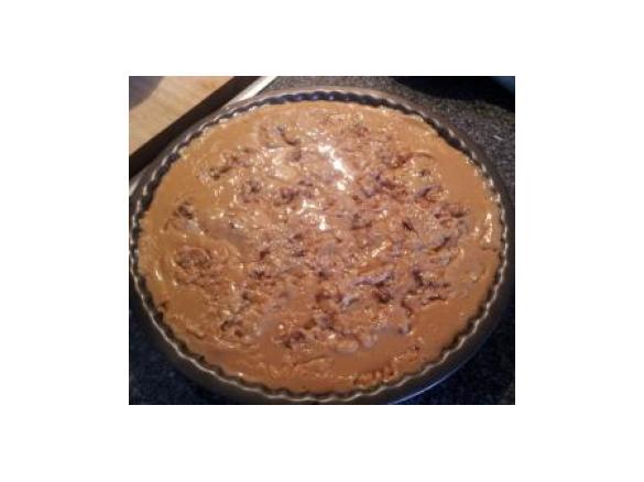 Tarte de Snickers com cuajada