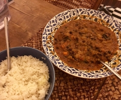 Estufado de Beringela e Grão