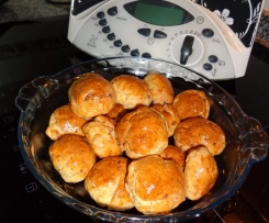 Pãezinhos de Bacon e Presunto