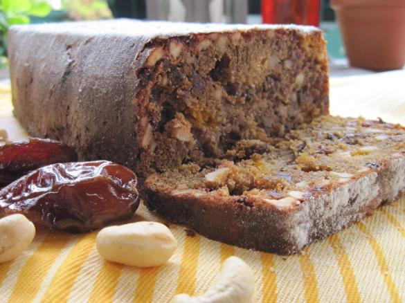 Bolo de fruta e frutos secos Sem Gluten e Sem lactose