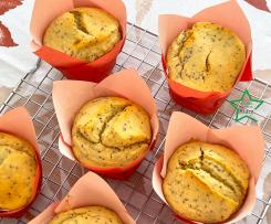 Muffins de Limão e sementes de papoila