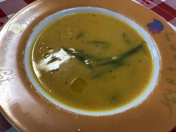 Sopa de feijão verde